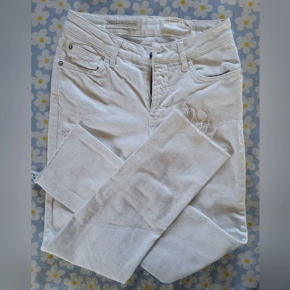 Size 26 Bundle✨️ Pilcro White High-Rise Bootcut & Kancan Black Button High Rise